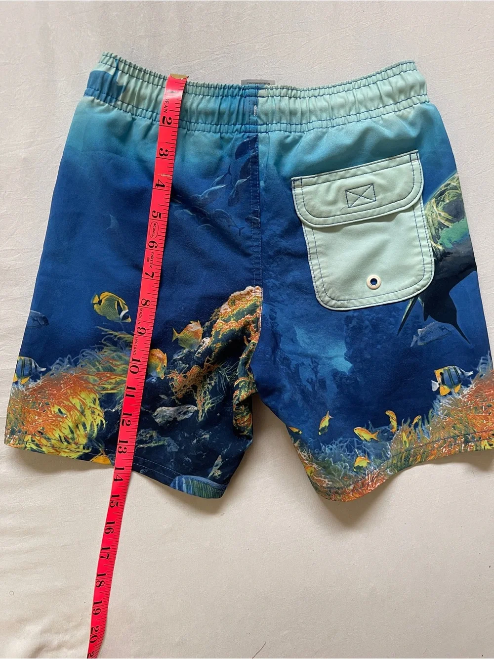 Kids Matching Set Ocean Themed Swimming Shirt & Shorts | Boys Small (6/7)